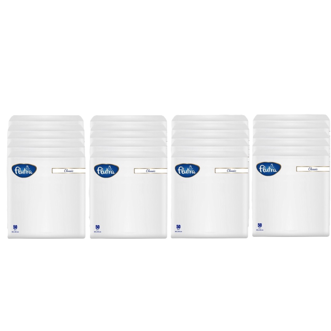 Salvetë Flutra Classic 30x30, 50 copë - 1-PLY, 1000 fletë në 20 copë (20 njësi nga 50)