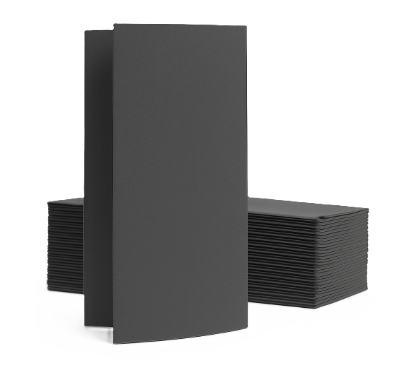 Airlaid Serviettenbuchfalz Umbre Grey 40x40, 600 Blatt (100715)