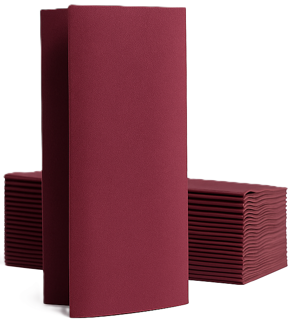 Airlaid Serviettenbuchfaltung Bordeaux 40x40, 600 Blatt (100717)