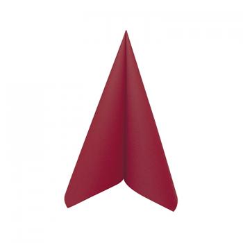 Pecetë Airlaid 40x40 Bordeaux 1/4 e palosshme, 600 fletë në 24 copë (24 njësi nga 25)