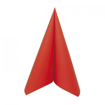 Airlaid-Servietten 40x40 Rot 1/4-Falz, 600 Blatt in 24 Stück (24 Einheiten à 25 Stück)