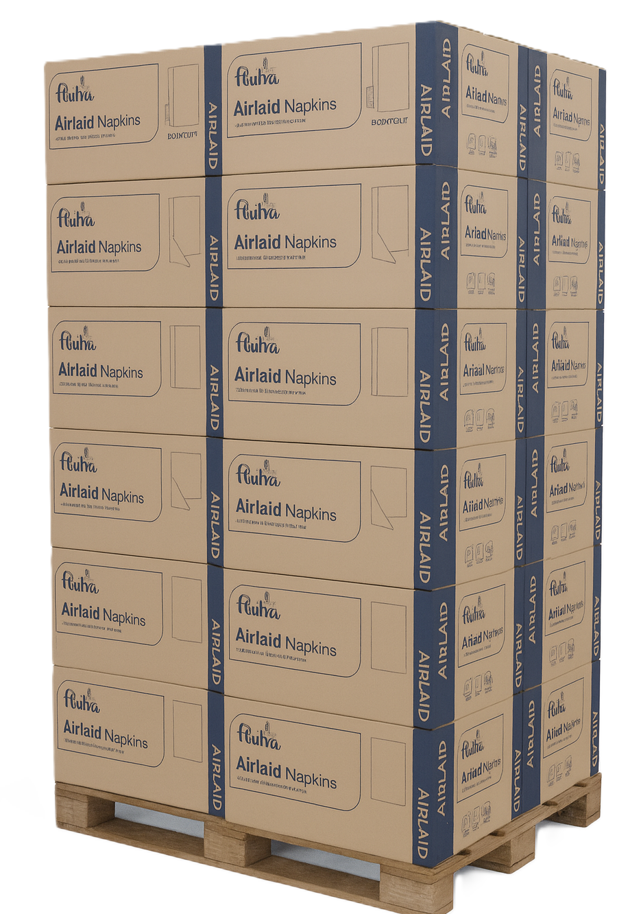 Airlaid Napkin Book Fold Black 40x40 ,600 Sheets (24x25)