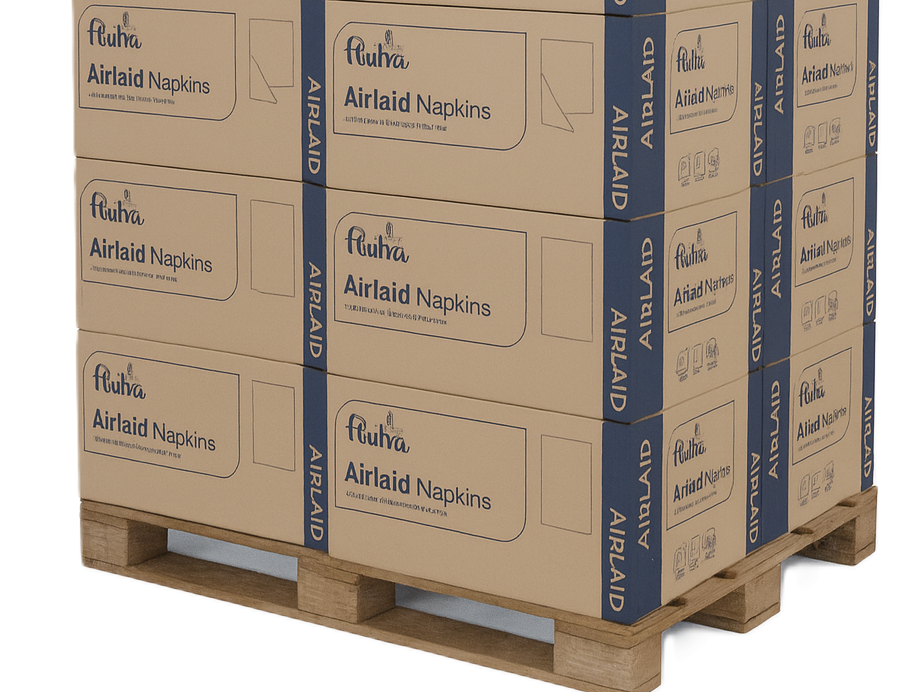 Tovagliolo Airlaid Book Fold Blu 40x40, 600 pezzi (100701)