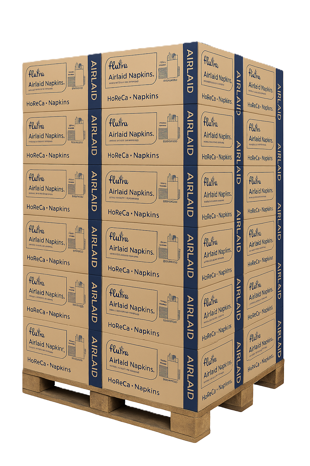 Tovagliolo Airlaid Kangaroo Grey Choco 40x40, 600 pezzi  (100710)