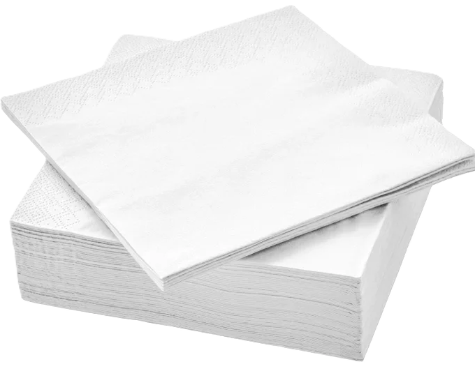 Flutra Servietten 33x33 3-lagig, 1/4 1400 Blatt, Zellulose (100748)