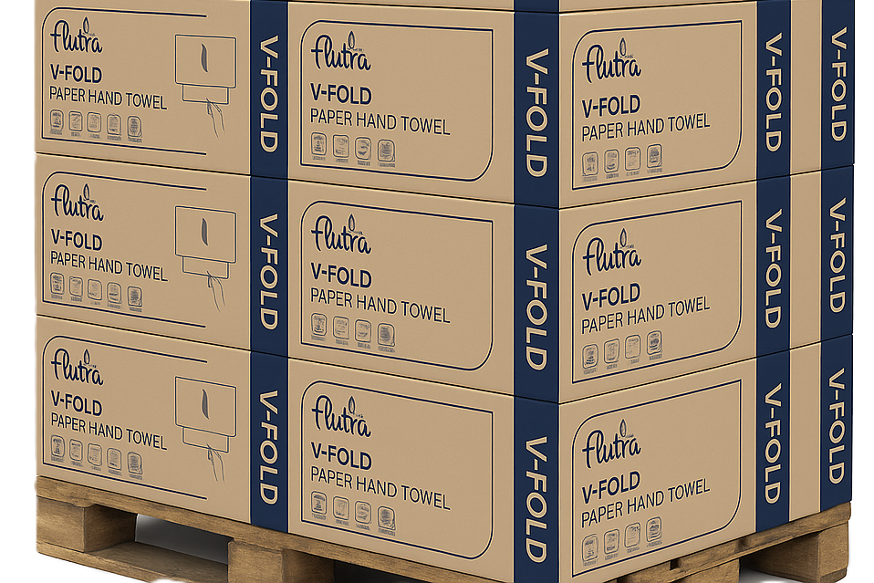 Essuie Mains Flutra Multi C, V, Z-Fold – 2 Épaisseurs 3000 Feuilles 15x200, Cellulose (100660)