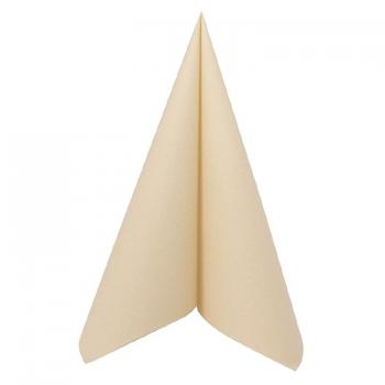 Airlaid-Servietten 40x40 Champagner, 1/4-Falz, 600 Blatt in 24 Stück (24 Einheiten à 25 Stück)