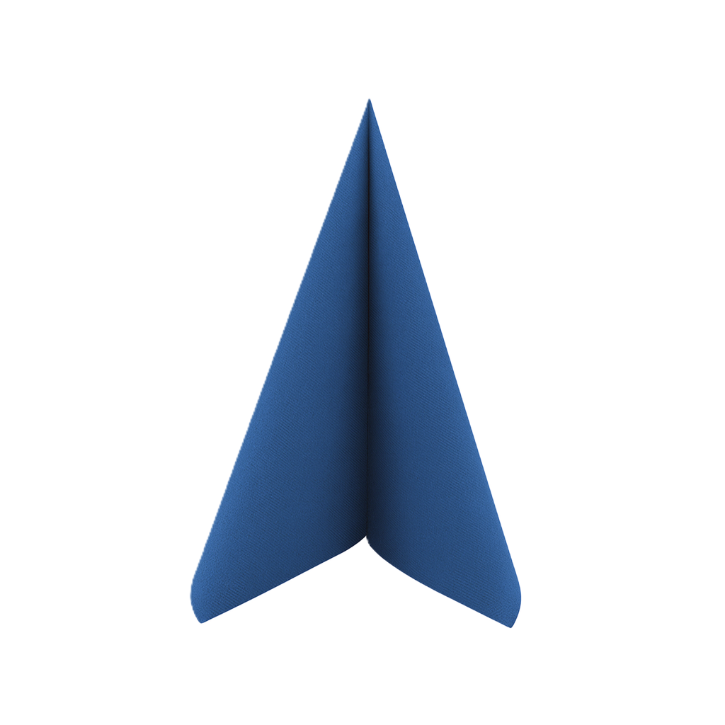 Airlaid Napkin 40x40 Blue 1/4 folds, 600 Sheets  (12x50)