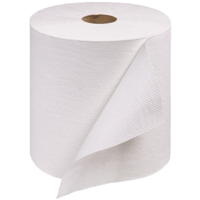 Peshqir letre për duar Flutra me sensor automatik prerjeje, 2 shtresa, 85 m, 6 rrotulla për pako, 100% celulozë.
