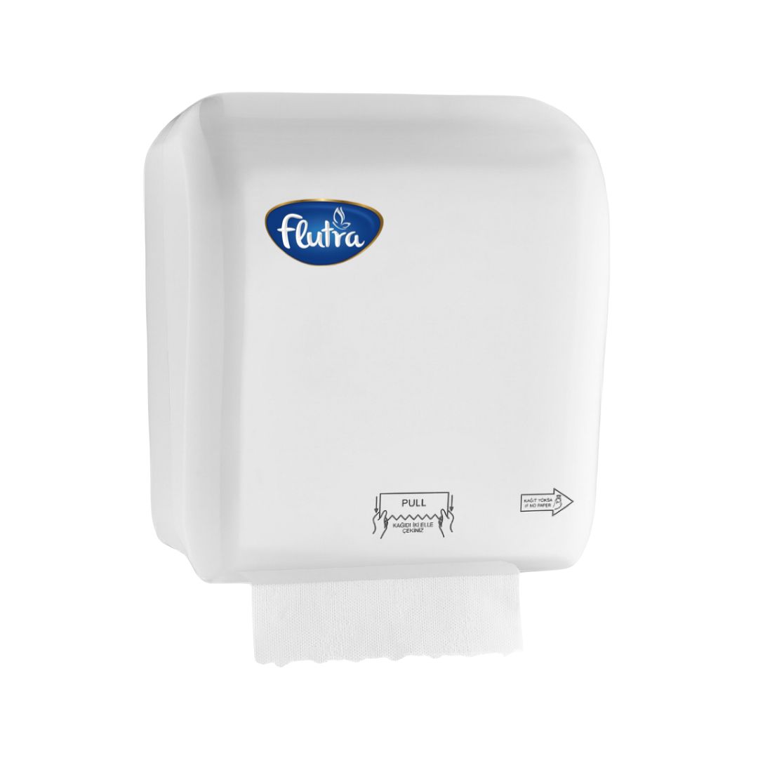 Flutra Hand Paper Towel Autocut Sensor 2-PLY 60m, 6 Rolls Per Pack, 100% Cellulose.